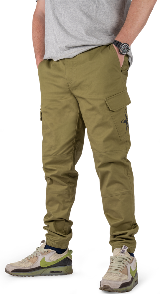 Black cat kalhoty cargo trousers - xxxl
