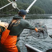 Grundéns Mikina Displacement DWR Hoodie Kraken Deep Forest (2)