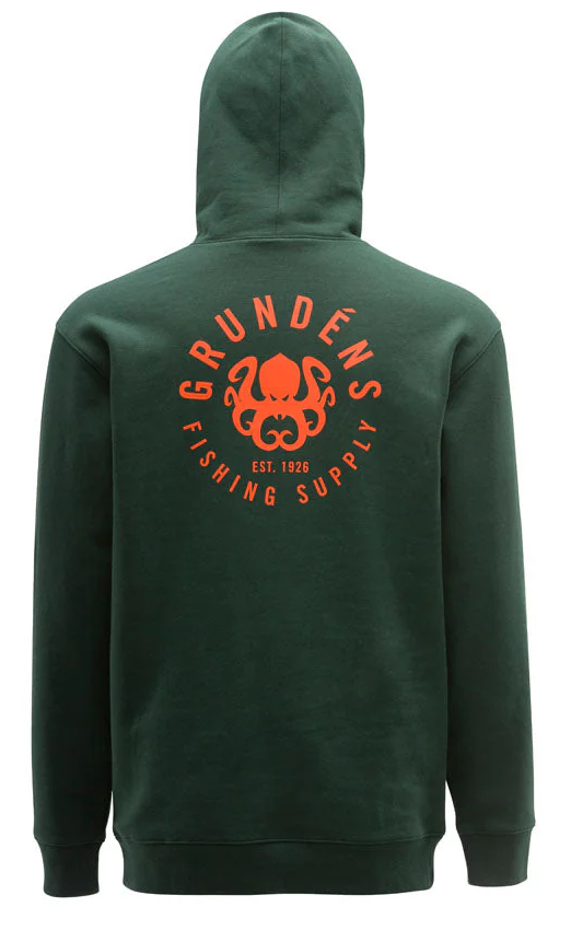 Grundéns mikina displacement dwr hoodie kraken deep forest - s
