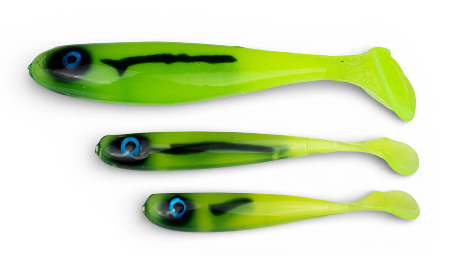 Levně Yaccuza gumová nástraha hand made killer airbrush neon ghost - 15 cm 38 g 1 ks