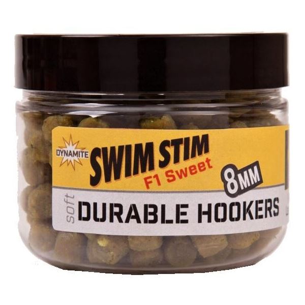 Dynamite Baits Pelety Durable Hookers Swim Stim F1 Sweet