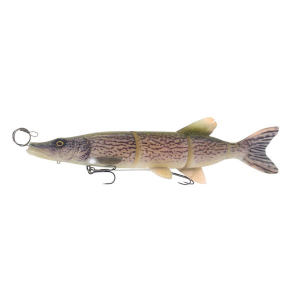 Savage Gear Gumová Nástraha 3D Line Thru Pike White Pike