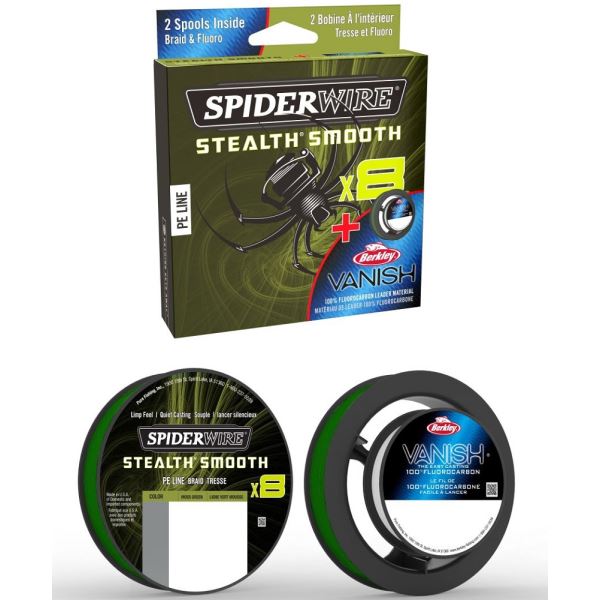 Spiderwire Splétaná Šňůra Stlth Smooth8 Moos Green 150m
