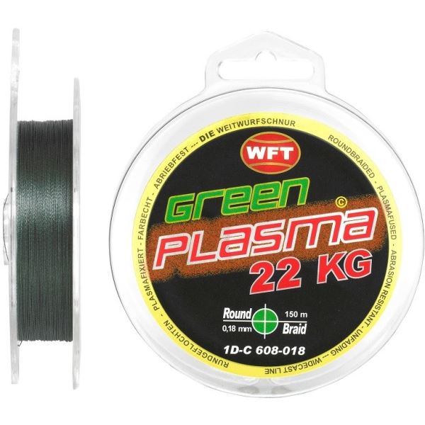 WFT Šňůra KG Plasma Round Green 150 m