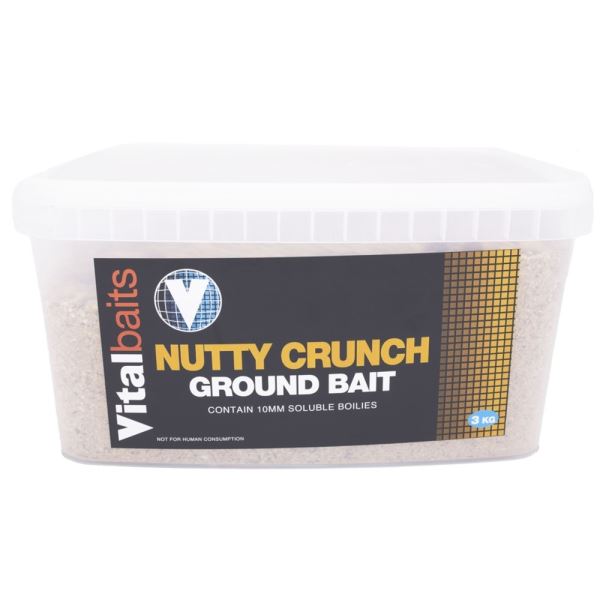 Vitalbaits Vnadící směs Nutty Crunch Bucket 3kg