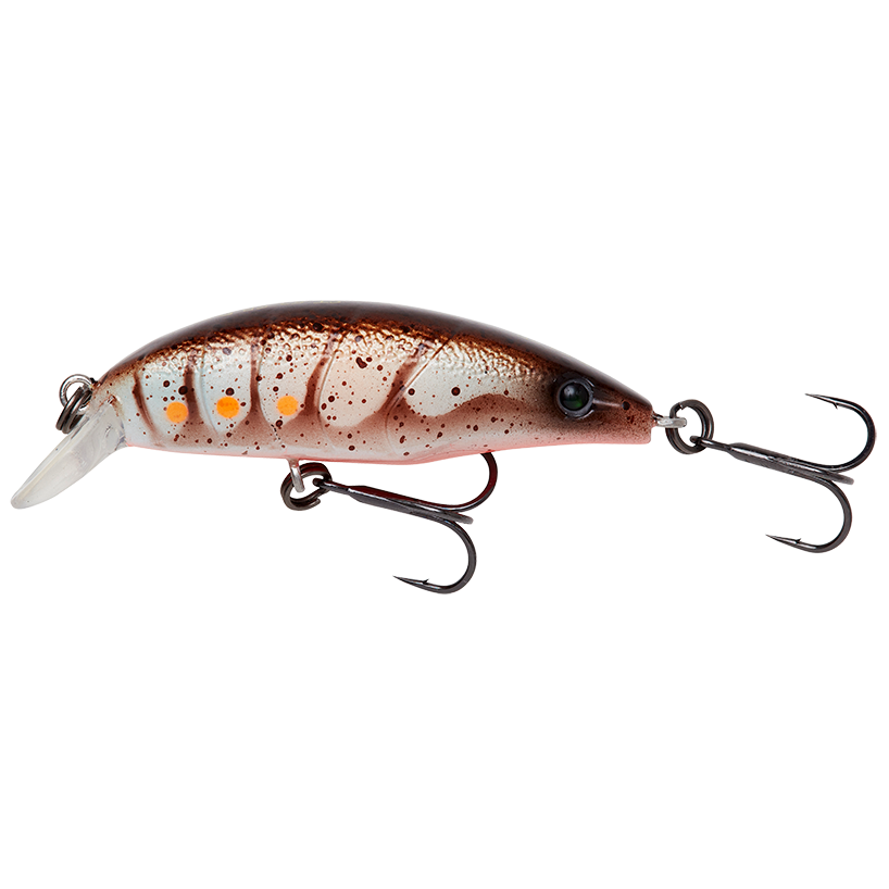 Savage gear wobler 3d shrimp twitch sr suspending brown shrimp 5,2 cm 5,5 g