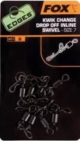 Fox obratlík s kroužkem a rychloklipem kwik change drop off Inline swivel vel.7