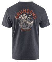 Grundéns Tričko Dead Reckoning SS T-Shirt Heather Charcoal - S