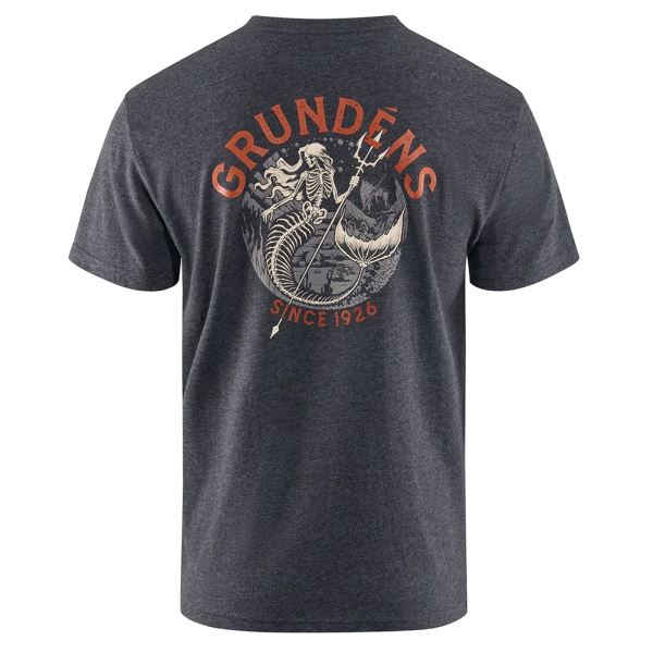 Grundéns Tričko Dead Reckoning SS T-Shirt Heather Charcoal