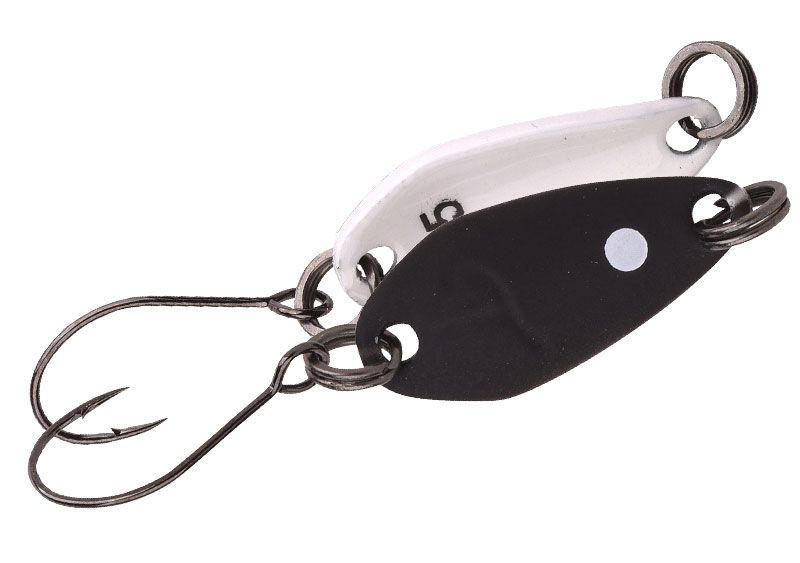 Spro plandavka trout master incy spoon black white - 1,5 g