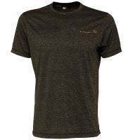 Savage Gear Triko Fighter Stretch T Shirt Burnt Olive Melange