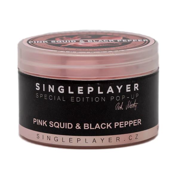 Singleplayer Plovoucí Boilie Special Edition Pop-Up Pink Squid & Black Pepper 50 g