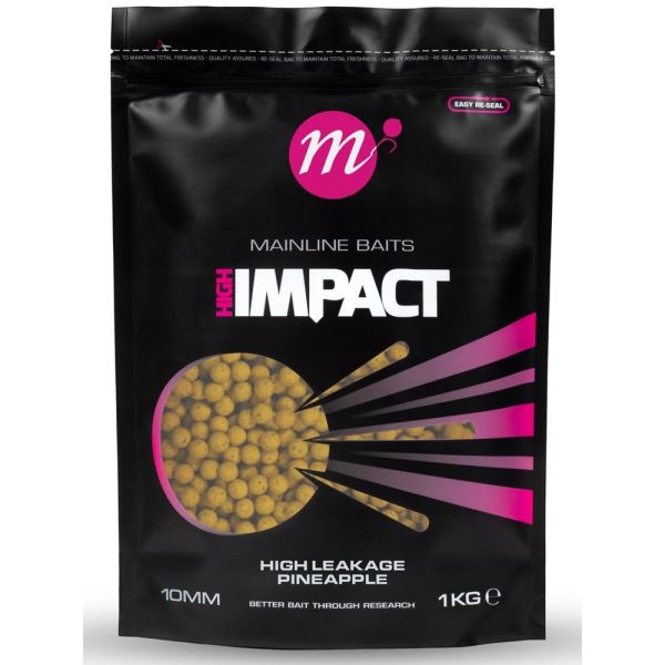 Mainline Boilie Hi Impact High Leakage Pineapple 1 kg