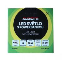 Suretti Světlo Kempingová Lampa s Powerbankou (5)