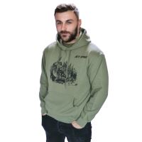 Jet Fish Mikina Zelená S Černým Logem Jet Fish Mikina Zelená S Černým Logem