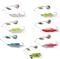 Savage Gear Třpytka Da Bush Spinnerbait Sinking Blue Silver (3)