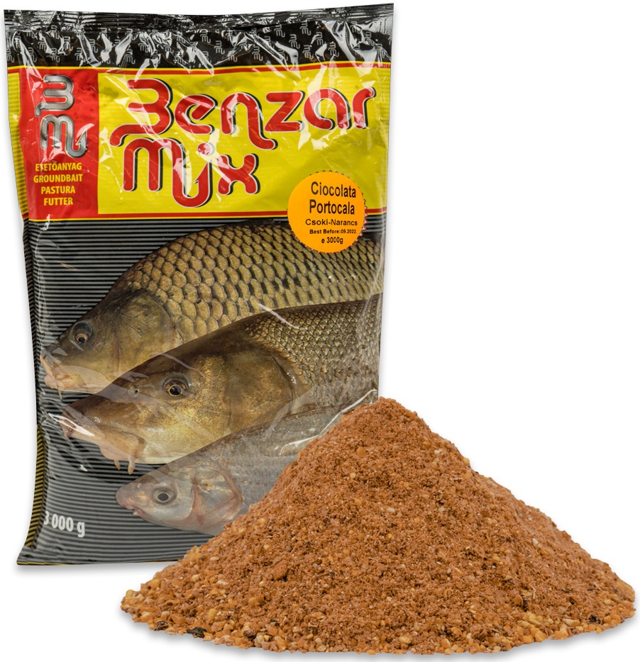 Benzar mix krmítková směs 3 kg - čokoláda-pomeranč