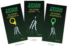 Zfish zarážky silicone stopper Čirá 15 ks (1)