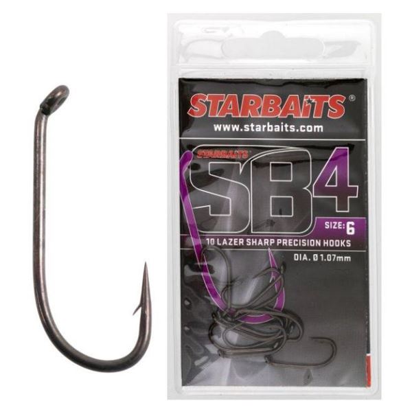 Starbaits háček  SB 4  (10ks)-Velikost 8