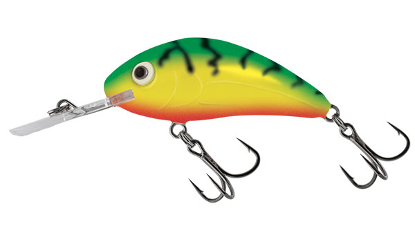 Levně Salmo wobler rattlin hornet floating green tiger-4,5 cm 6 g