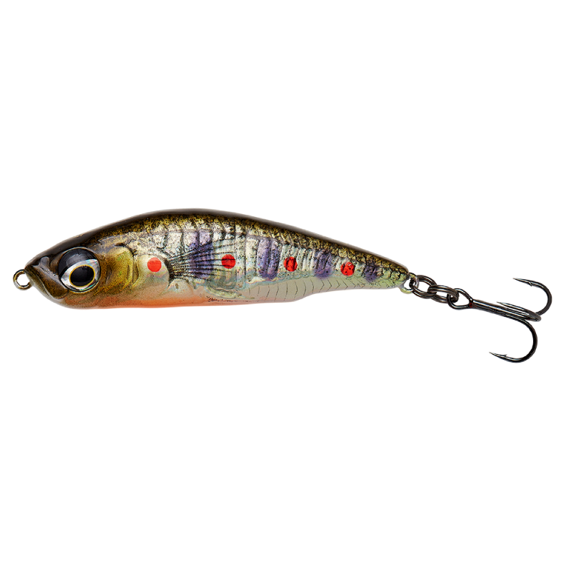 Levně Savage gear wobler 3d sticklebait pencil sinking brown trout smolt - 5,5 cm 7 g