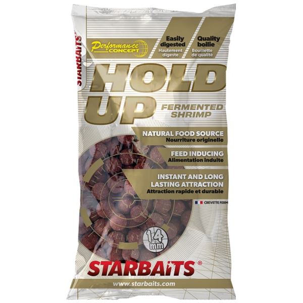 Starbaits Boilies Hold Up Fermented Shrimp - 1 kg 14 mm