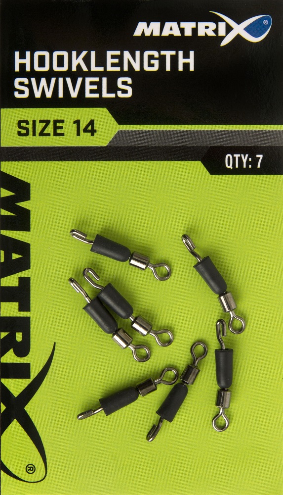 Matrix obratlíky hooklength swivels 7 ks-velikost 20