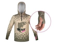 Delphin Tričko s Kapucí UV ARMOR 50+ Trout (2)