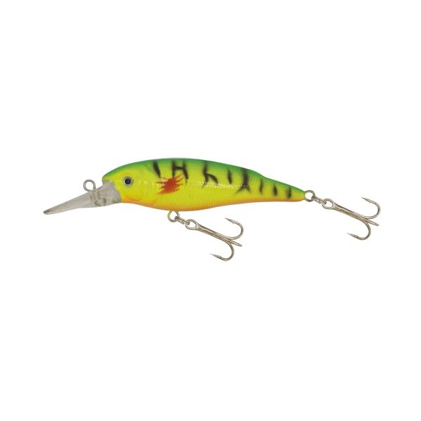 Kamasaki Wobler Shad Zelená-Žlutá 8 cm 12 g