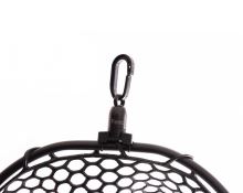 Fencl Muškařský Podběrák King XL Natur Se Silikonovou Sítí Magnetický Držák a Pojistné Lanko 47x57 cm (2)