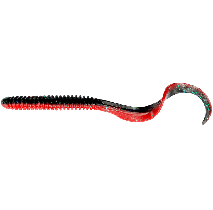 Savage gear gumová nástraha rib worm red n black - 10,5 cm 5 g