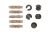 Fox Korálky Edges Tubing Tungsten Heli Bead Kit 5 ks