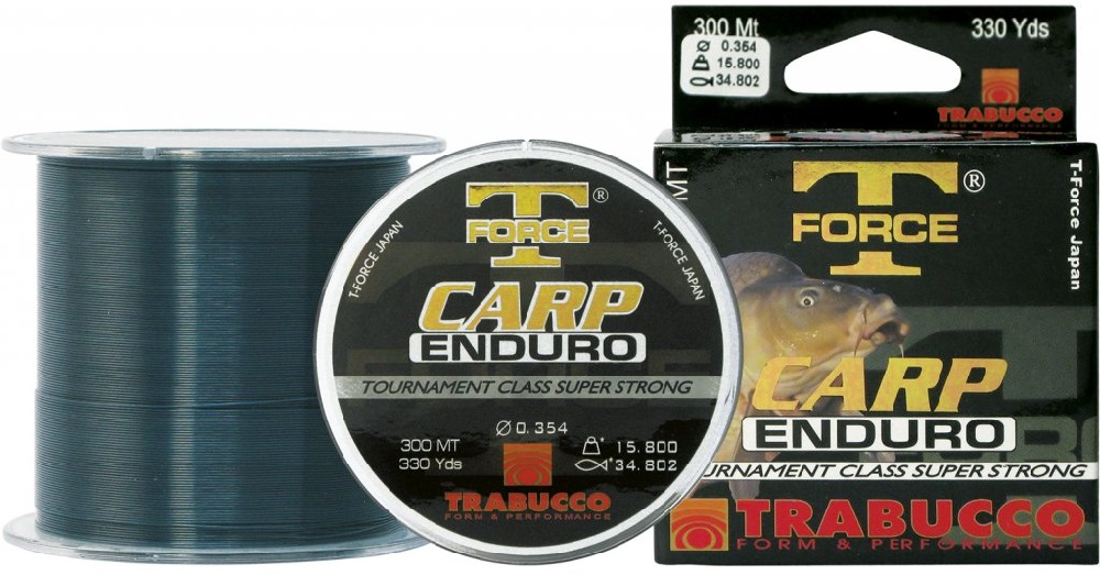 Levně Trabucco vlasec t-force carp enduro 600 m - 0,255 mm 8,36 kg