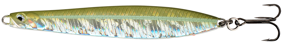 Levně Savage gear seeker isp sinking green silver - 10 cm 28 g