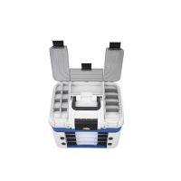 Plastica Panaro Rybářský Kufr Superbox 502 Šedo-modrý (3)