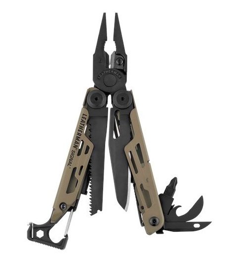 Levně Leatherman multifunkční kleště signal coyote tan