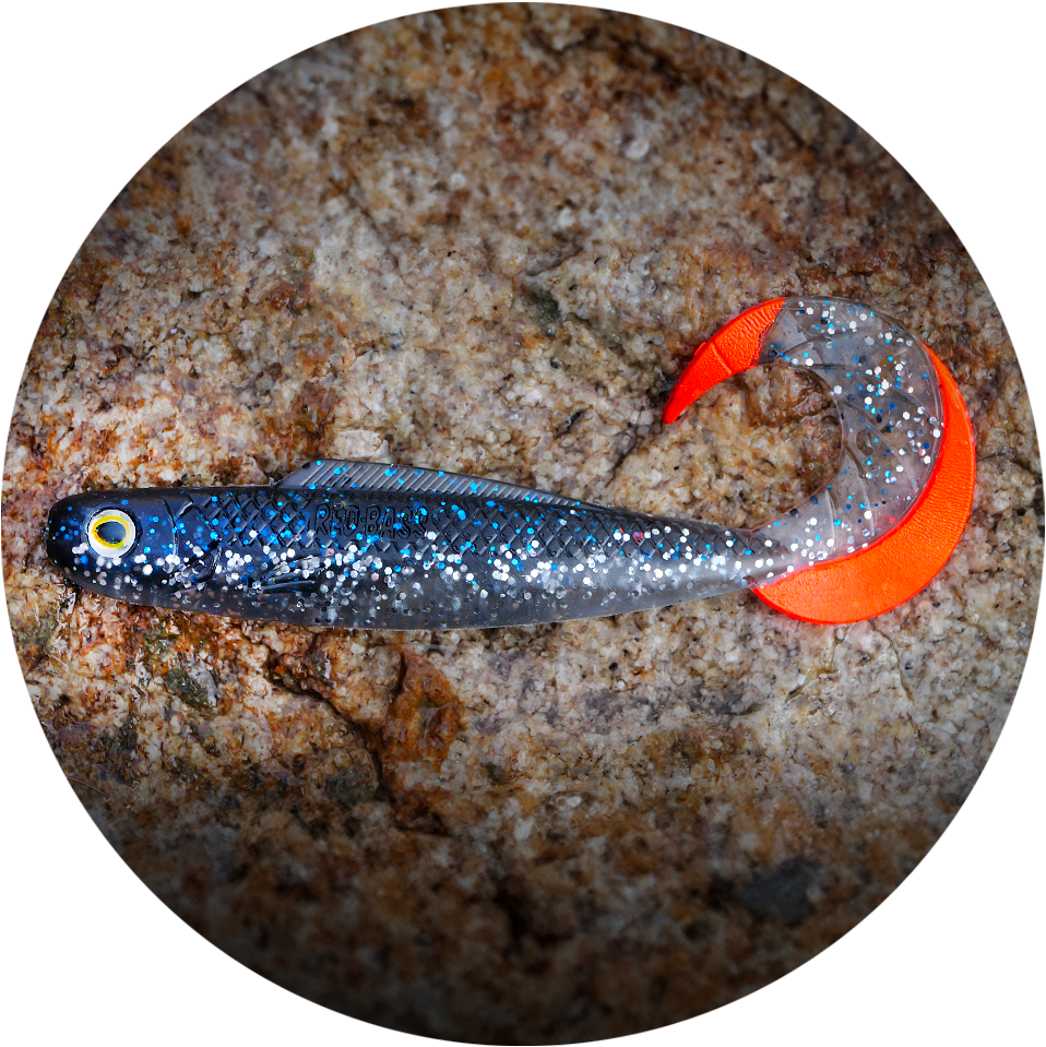 Levně Redbass gumová nástraha twister kixter super natur rt uv - xl 125 mm 14 g