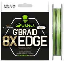 Gunki Pletená Šňůra G Braid 8X Edge 135 m - 0,23 mm 18 kg