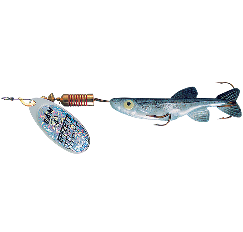 Levně Dam minnow spinner sinking silver black - 3 7 g