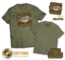 4ANGLERSDESIGN Tričko Catch and Release Is A Way Of Life