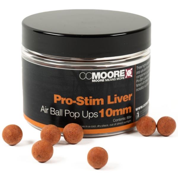 CC Moore Plovoucí Boilie Pro-Stim Liver Pop Ups 12 mm