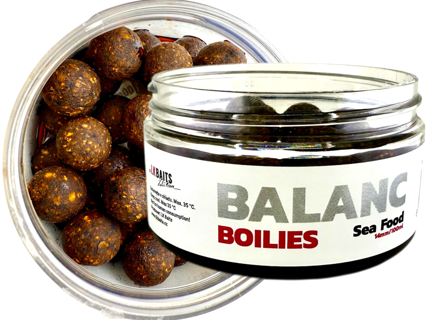 Lk baits balanc boilies sea food - 20 mm 150 ml