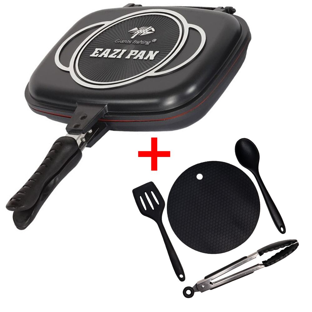 Giants fishing pánev na vaření eazi pan large + sada silikonového náčiní eazi utensil set