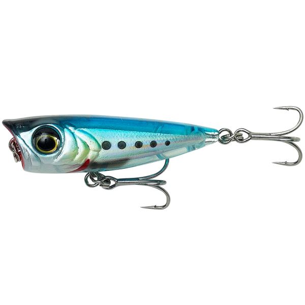 Savage Gear Wobler 3D Minnow Popper Ghost Sardine - 4,3 cm 2,6 g
