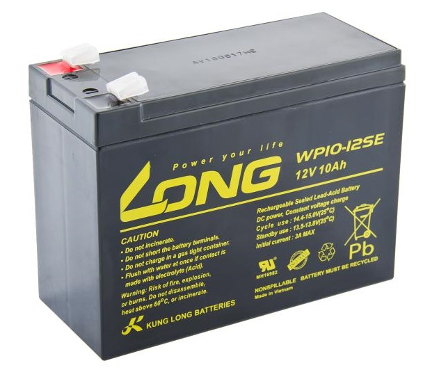 Levně Long baterie 12v 10ah deepcycle agm f2