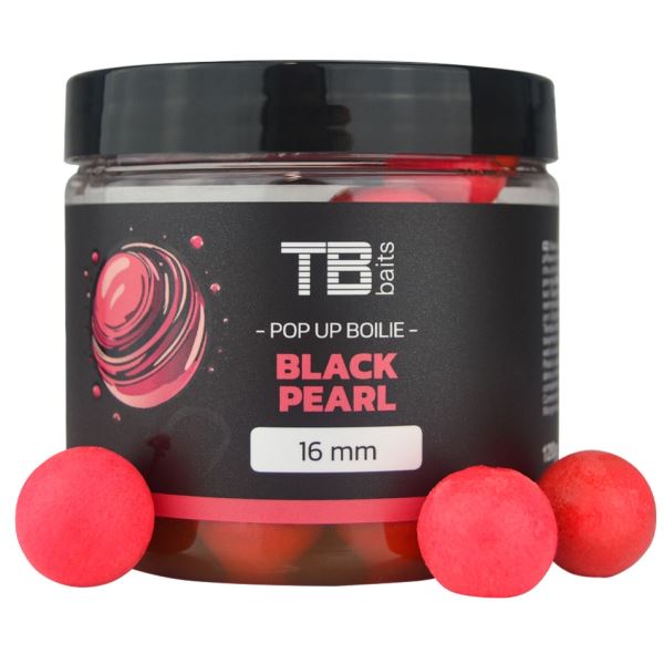 TB Baits Plovoucí Boilie Pop-Up Pink Black Pearl + NHDC 65 g