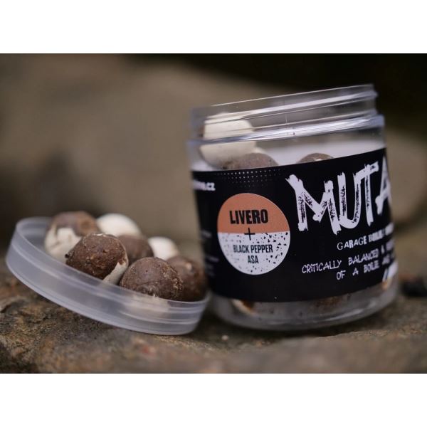 G.B.U. Vyvážené Boilies Mutant Livero Black Pepper Asa 130 g