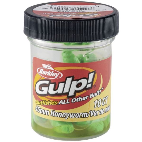 Berkley Umělé Nástrahy Gulp Honey Worm Spring Green 3,3 cm