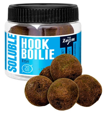 Levně Carp zoom rozpustné boilie soluble hook boilie 110 g 20 mm - ryba