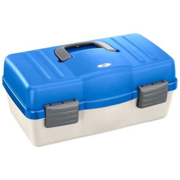 Plastica Panaro Rybářský Kufřík 136/ 4-patrový Bílo-modrý